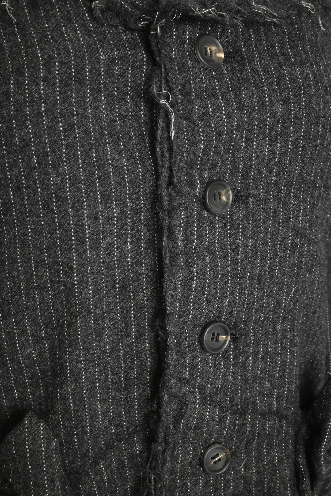 Junya Watanabe Size S Single Breasted Distressed Pinstripe Blazer