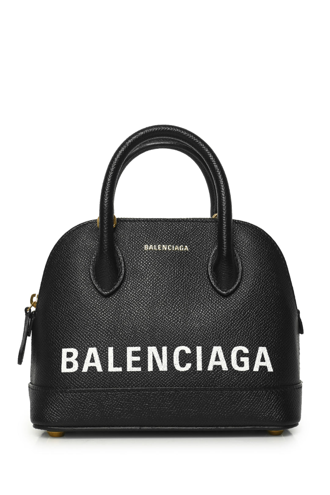 Balenciaga F/W 2018 XXS Ville Logo Top Handle Bag