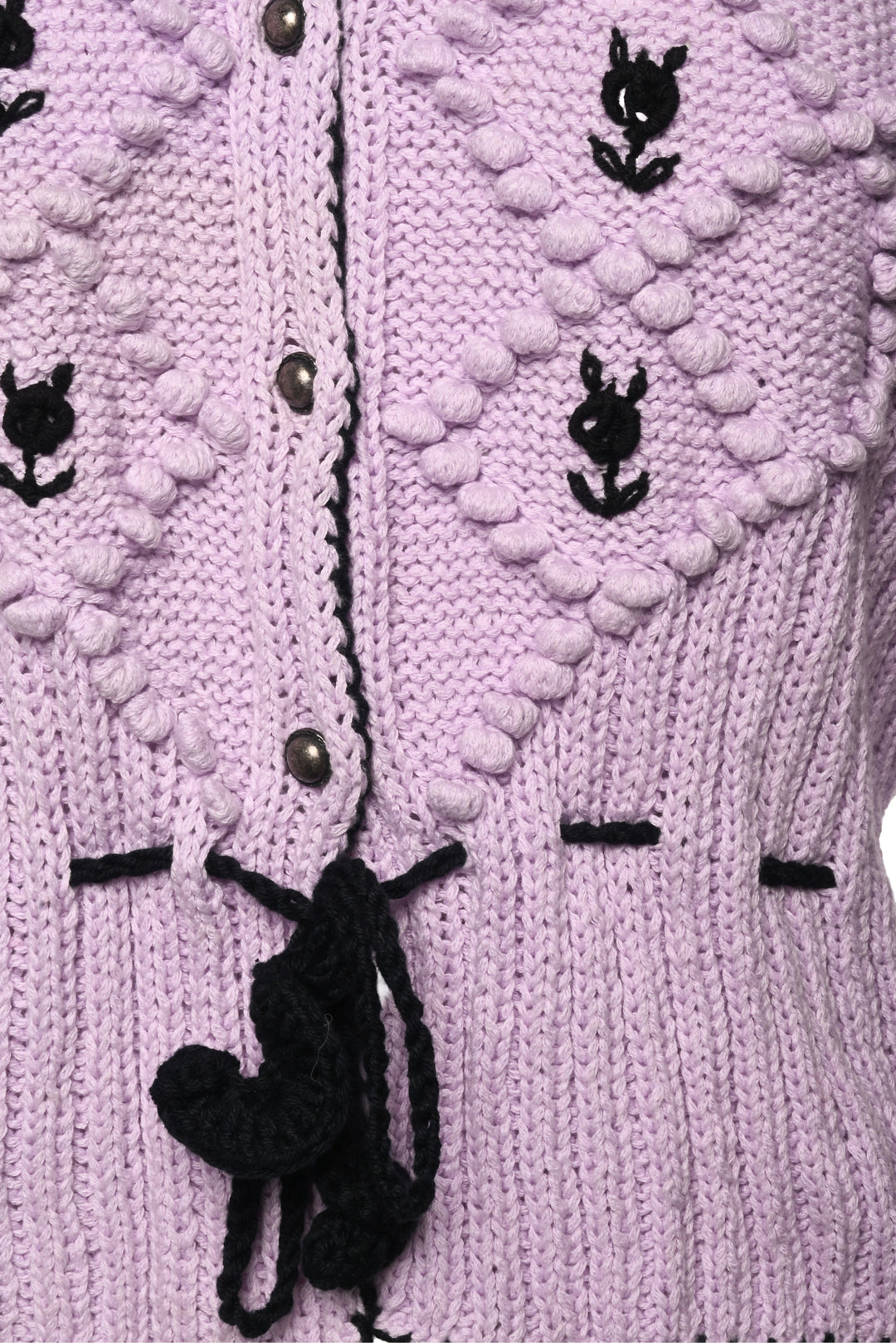 Michaela Buerger Size M Karla Floral Embroidered Cardigan