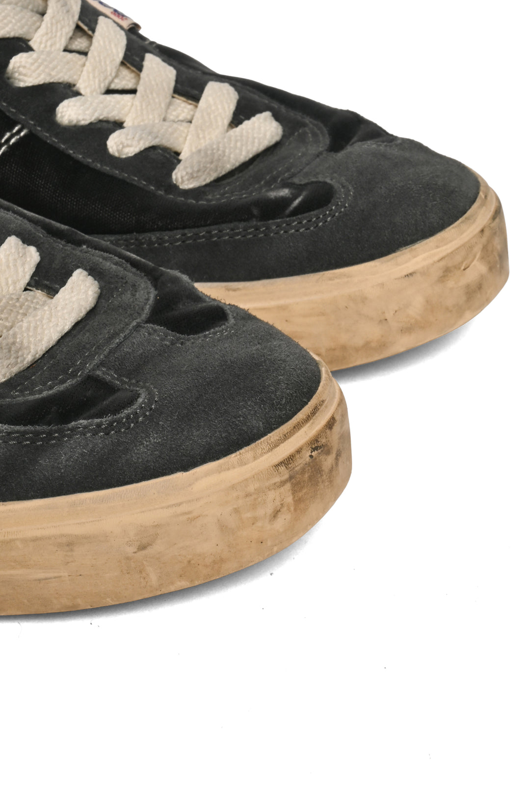 Golden Goose Size 39 Distressed Suede-Trimmed Velvet Soul Star Sneaker