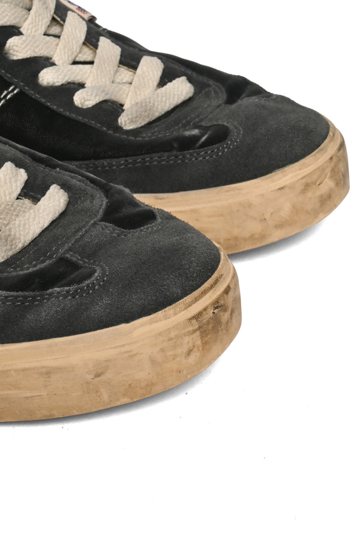 Golden Goose Size 39 Distressed Suede-Trimmed Velvet Soul Star Sneaker