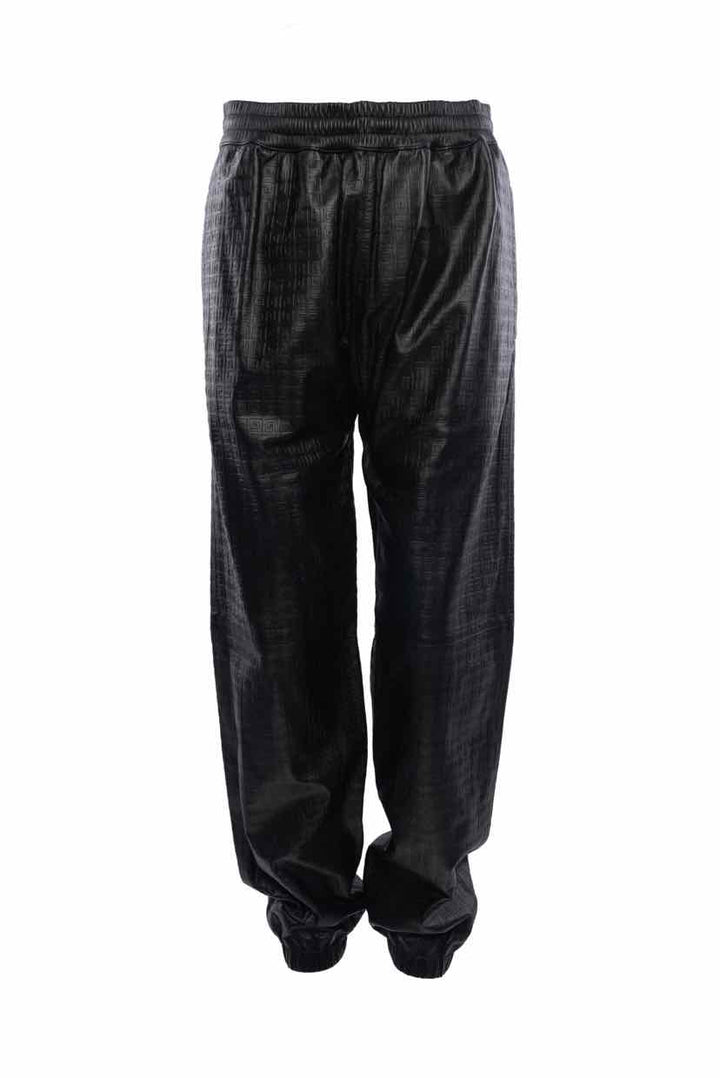 Givenchy Size 32 Men's 4G Leather Joggers Pants