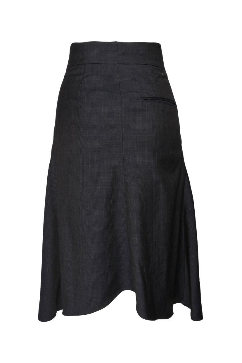 Isabel Marant Size 38 Plaid Drape Skirt