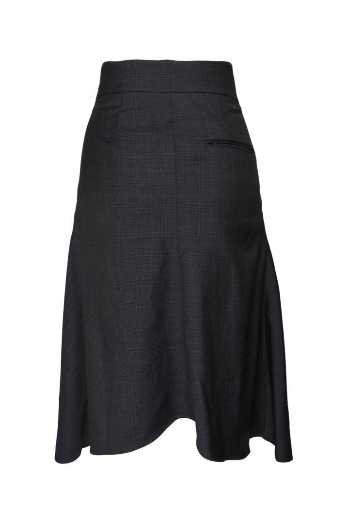 Isabel Marant Size 38 Plaid Drape Skirt