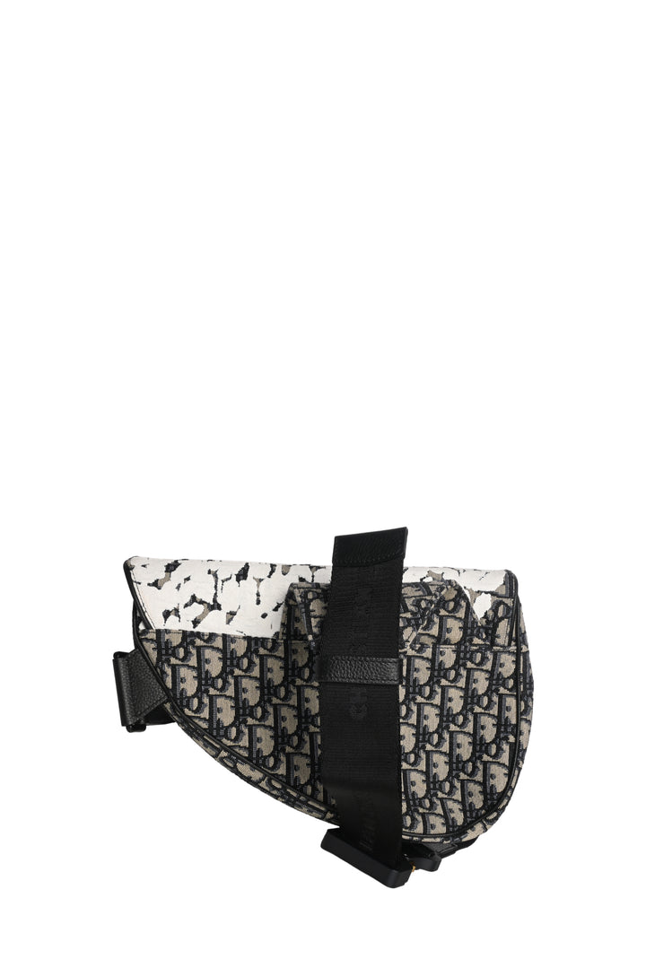 Dior 2019 Raymond Pettibon Oblique Mens Saddle Bag