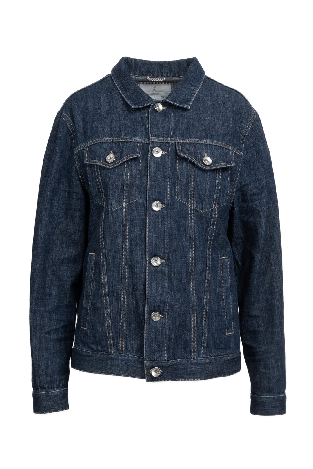 Brunello Cucinelli Size 40 Men's Denim Button-up Jacket