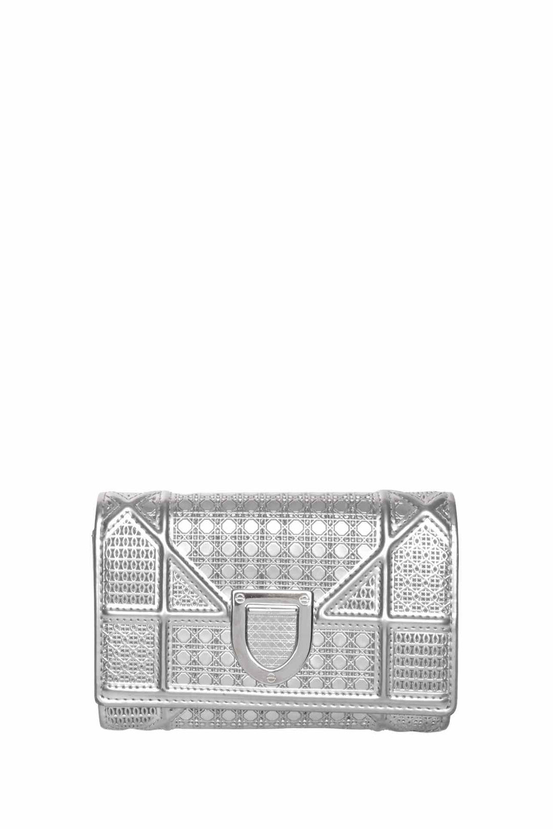 Dior 2016 Diorama Metallic Trifold Wallet