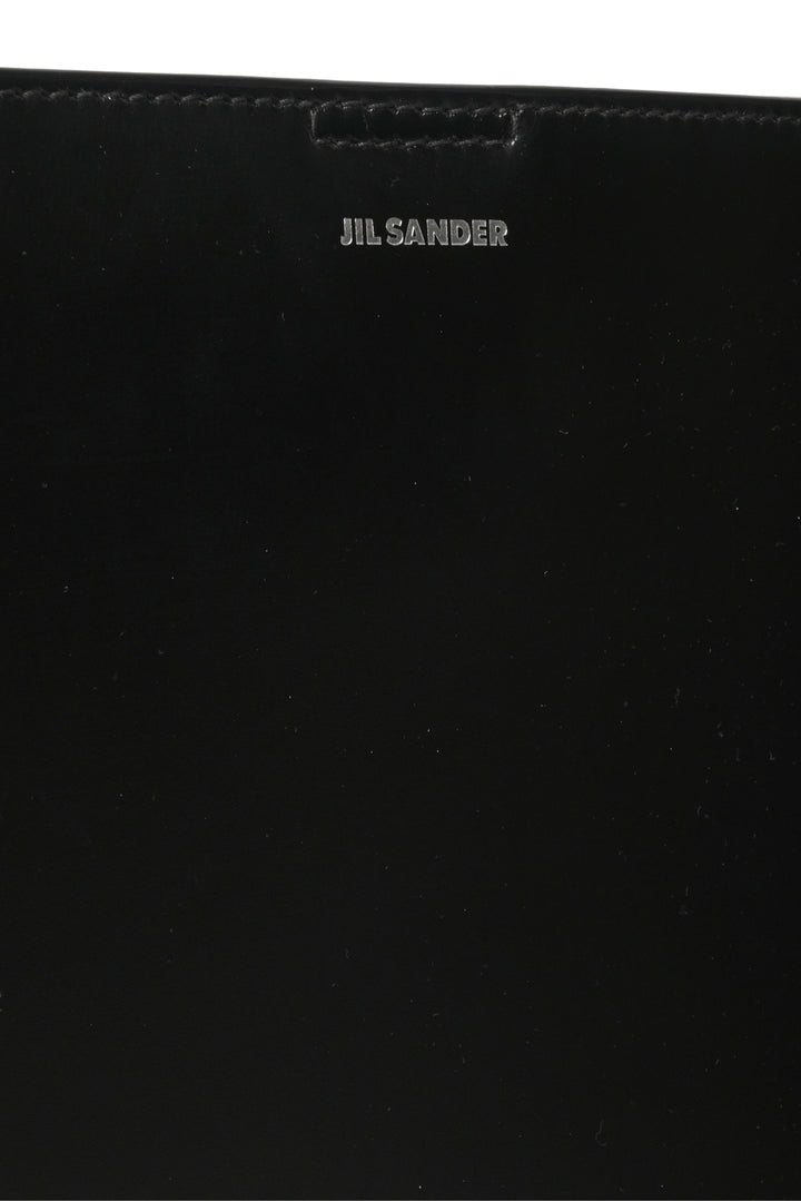 Jil Sander Tangle Leather Shoulder Bag