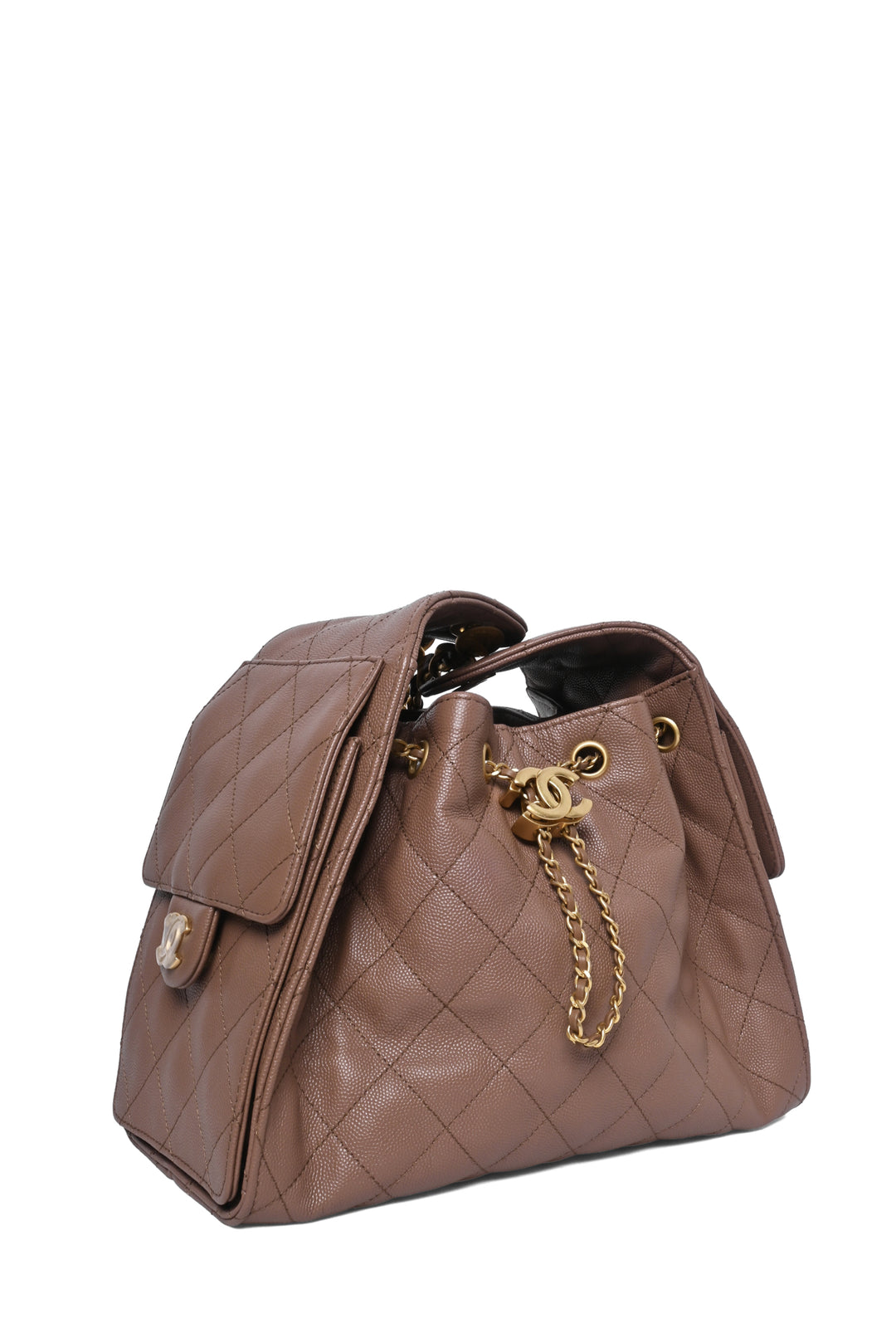 Chanel Grained Calfskin Quilted Small 25 Hobo