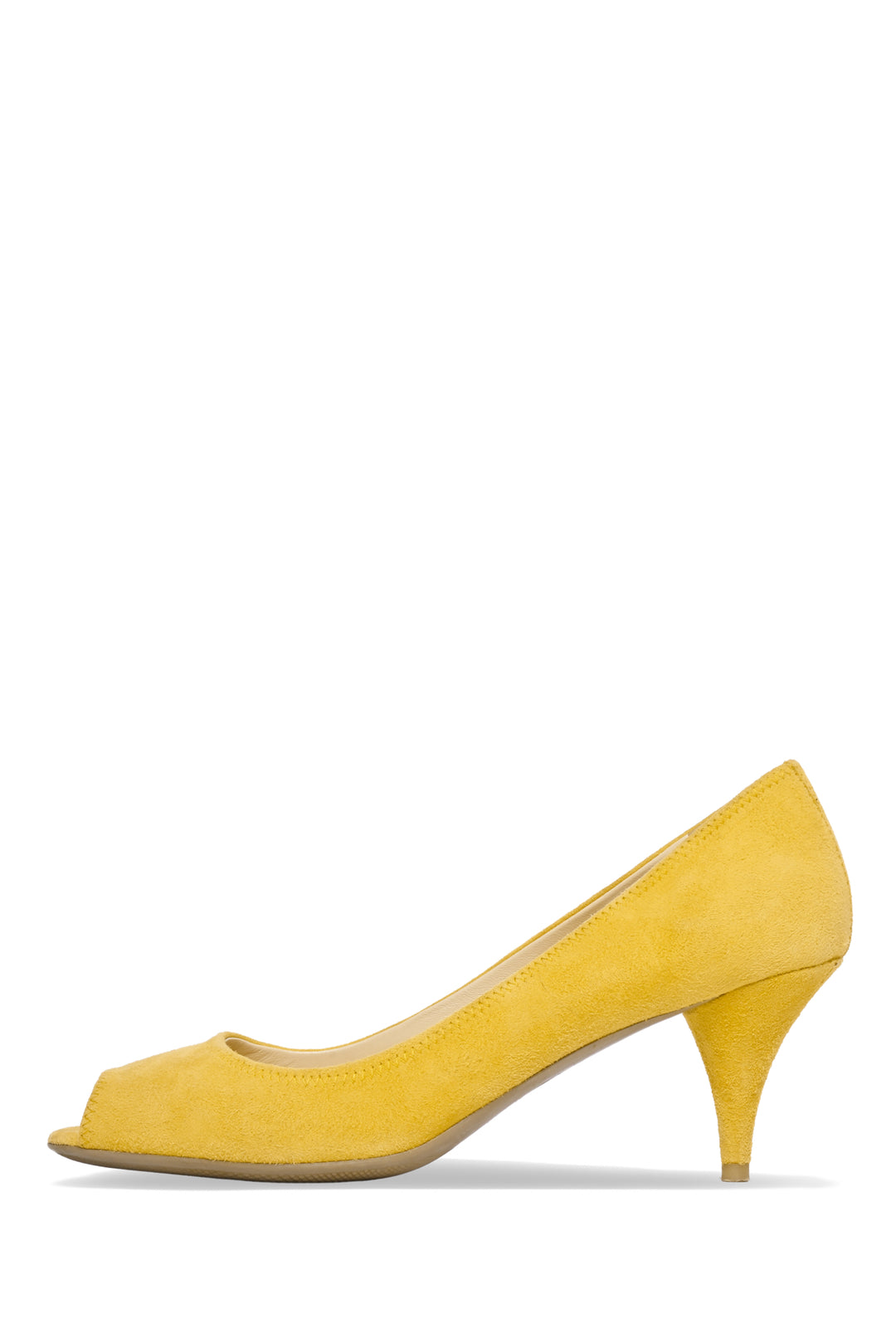 Prada Size 39 Suede Open Toe Pumps