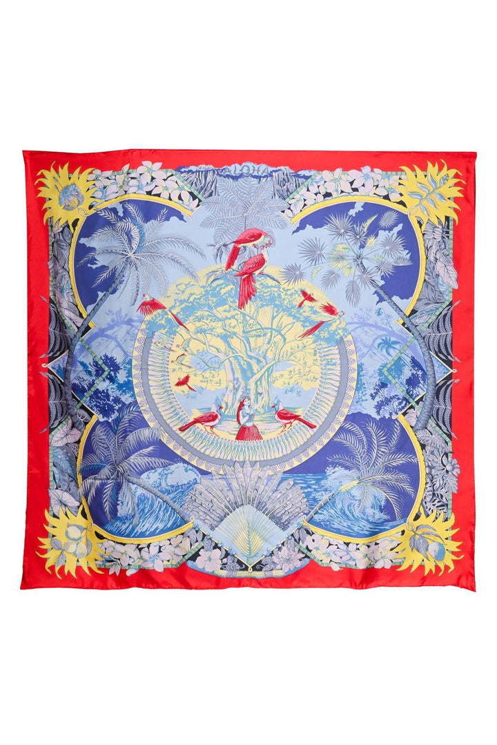 Hermes Aloha Silk Shawl
