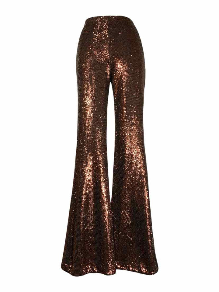 L'Agence Size 2 Honor Flared Sequin Pants