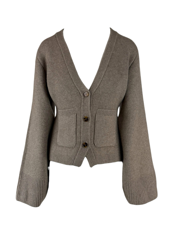 Khaite Size S Scarlet Cashmere Cardigan