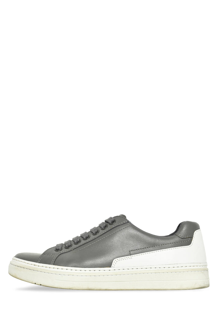 Mens Shoe Size 8 Prada Men's Low Top Leather Sneakers