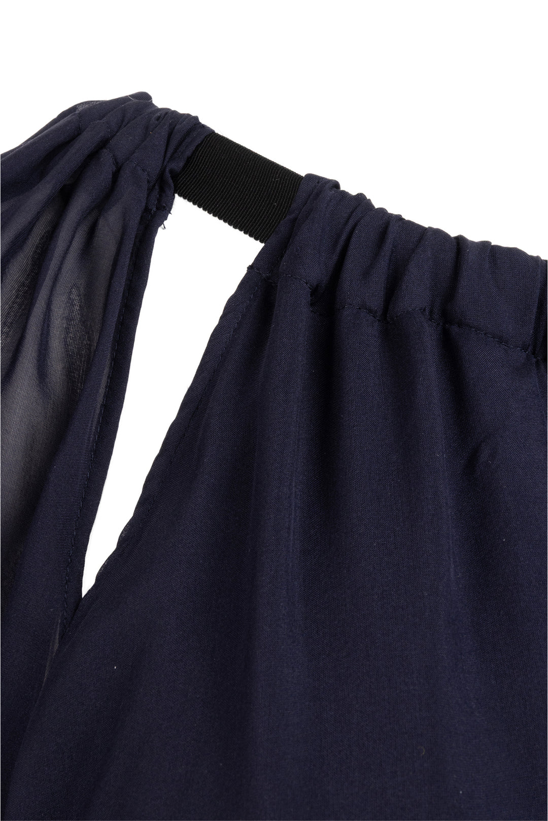 Lanvin Size S Ruched Neck Silk Tops