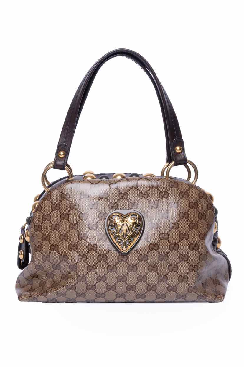 Gucci Crystal Monogram Babouska Dome Bag