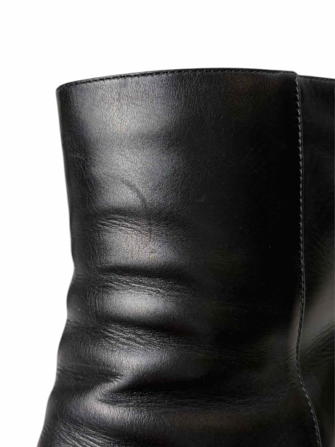 Jimmy Choo Size 38.5 Leather Wedge Ankle Boots
