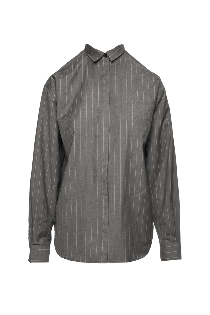 Toteme Size 36 Oversized Wool Shirt Blouse