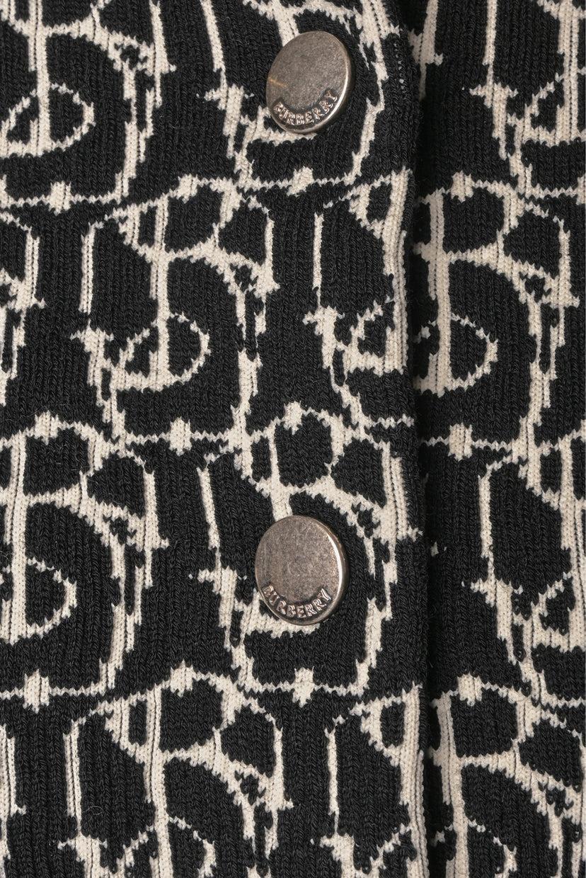 Burberry Size XS B Charm Wool Blend Jacket