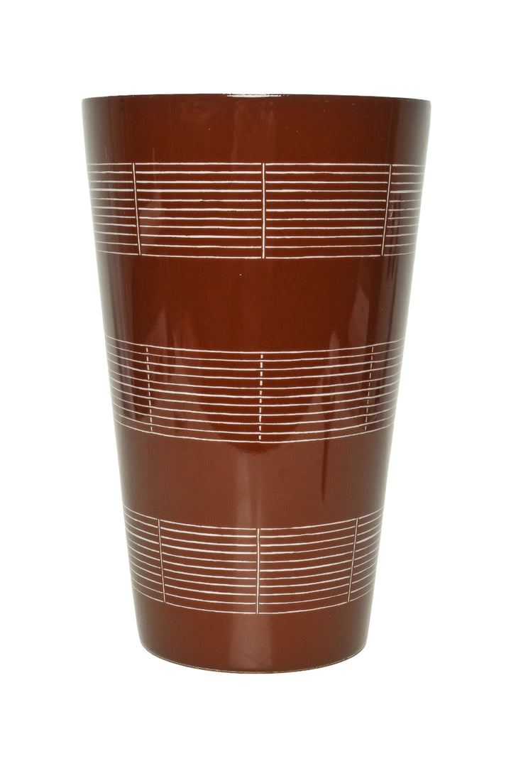 Hermes Perimetre Striped High Vase