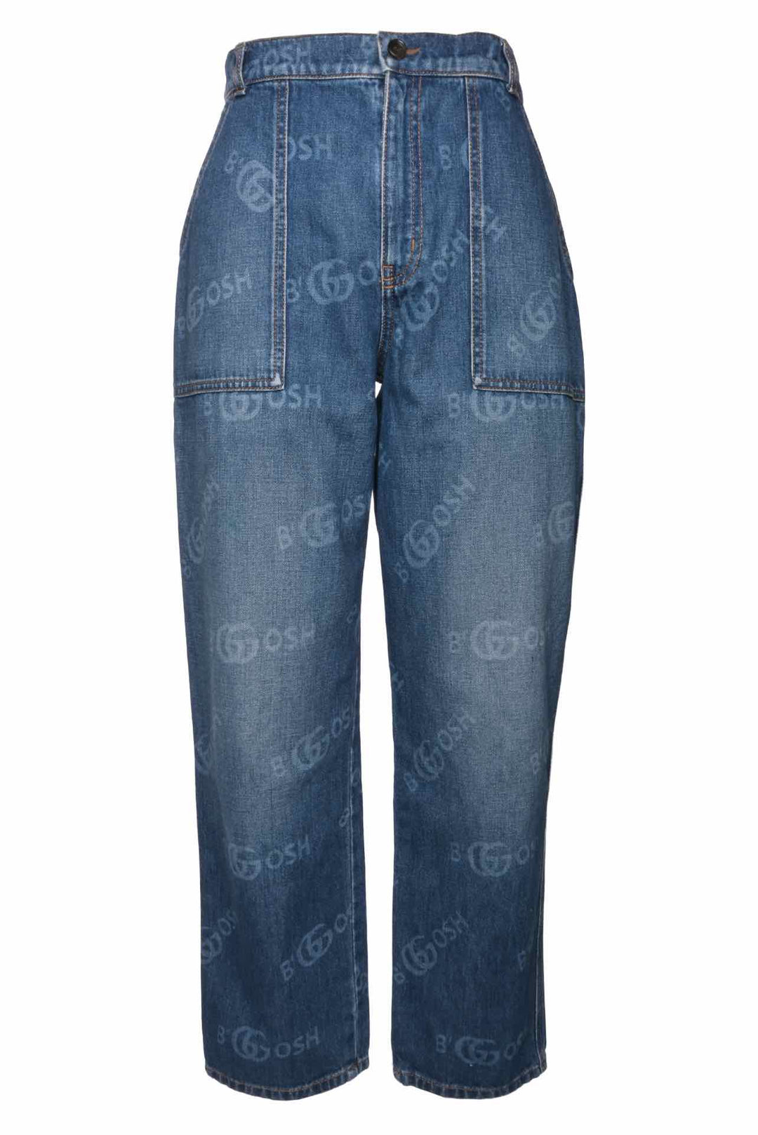 Gucci x Oshkosh B'gosh Size XS Youth 12 Logo Denim Jeans