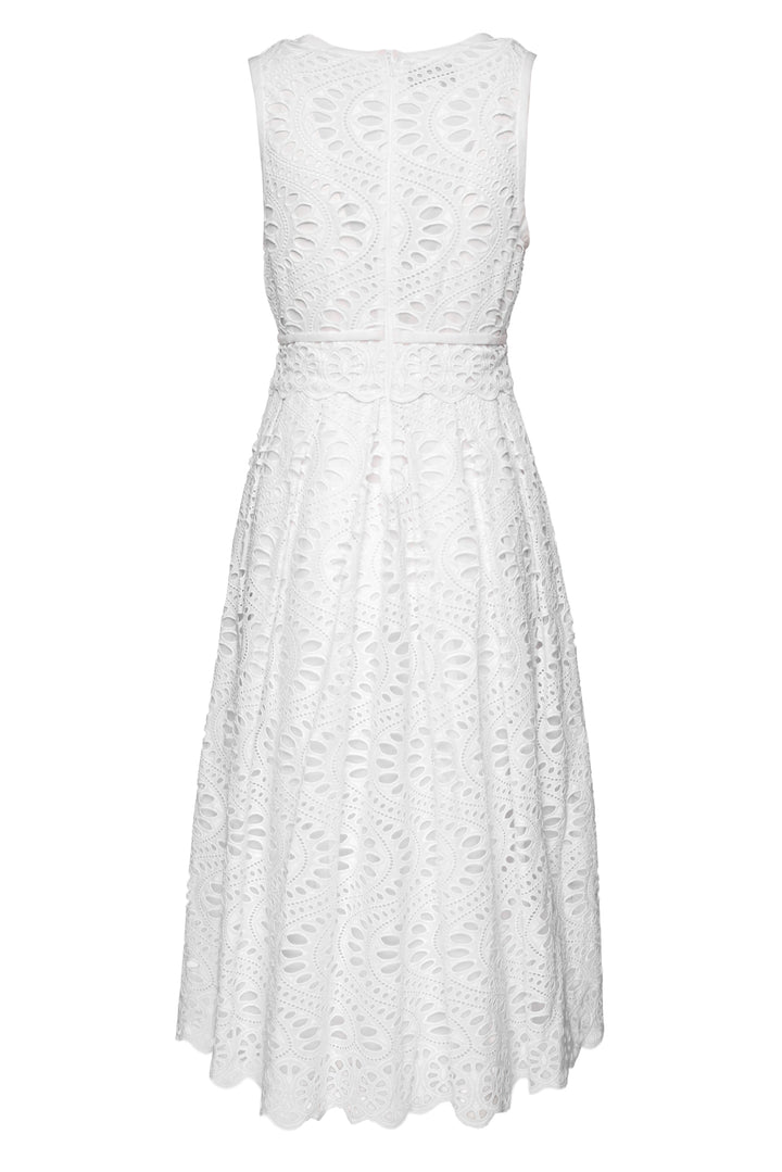 Giambattista Valli Size 6 Macrame Midi Dress