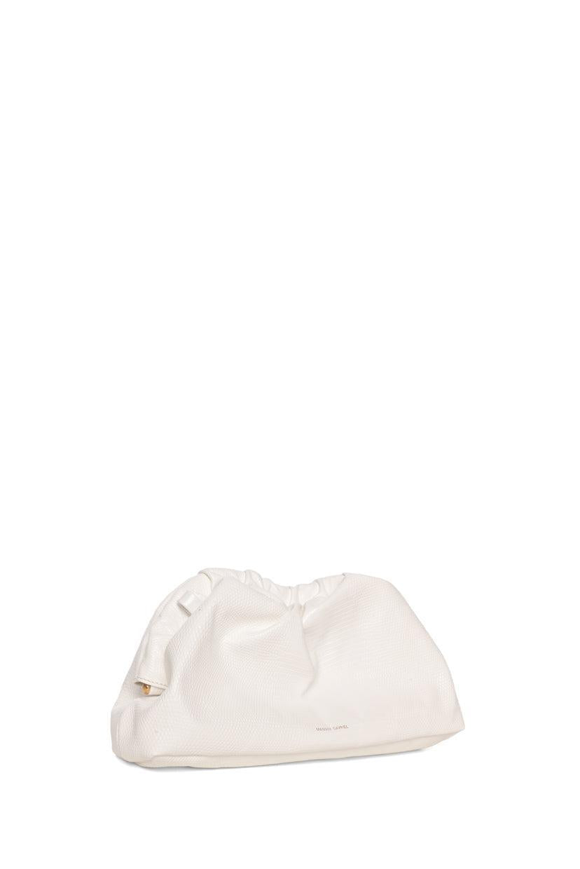 Mansur Gavriel Embossed Patent Mini Cloud Clutch Crossbody