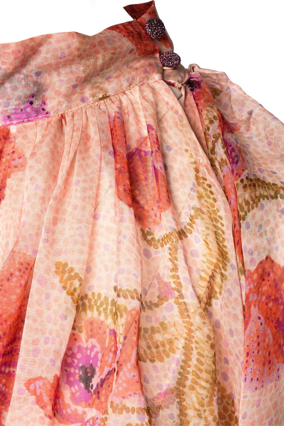 Forte_Forte Size 2 Floral Belted Maxi Dress