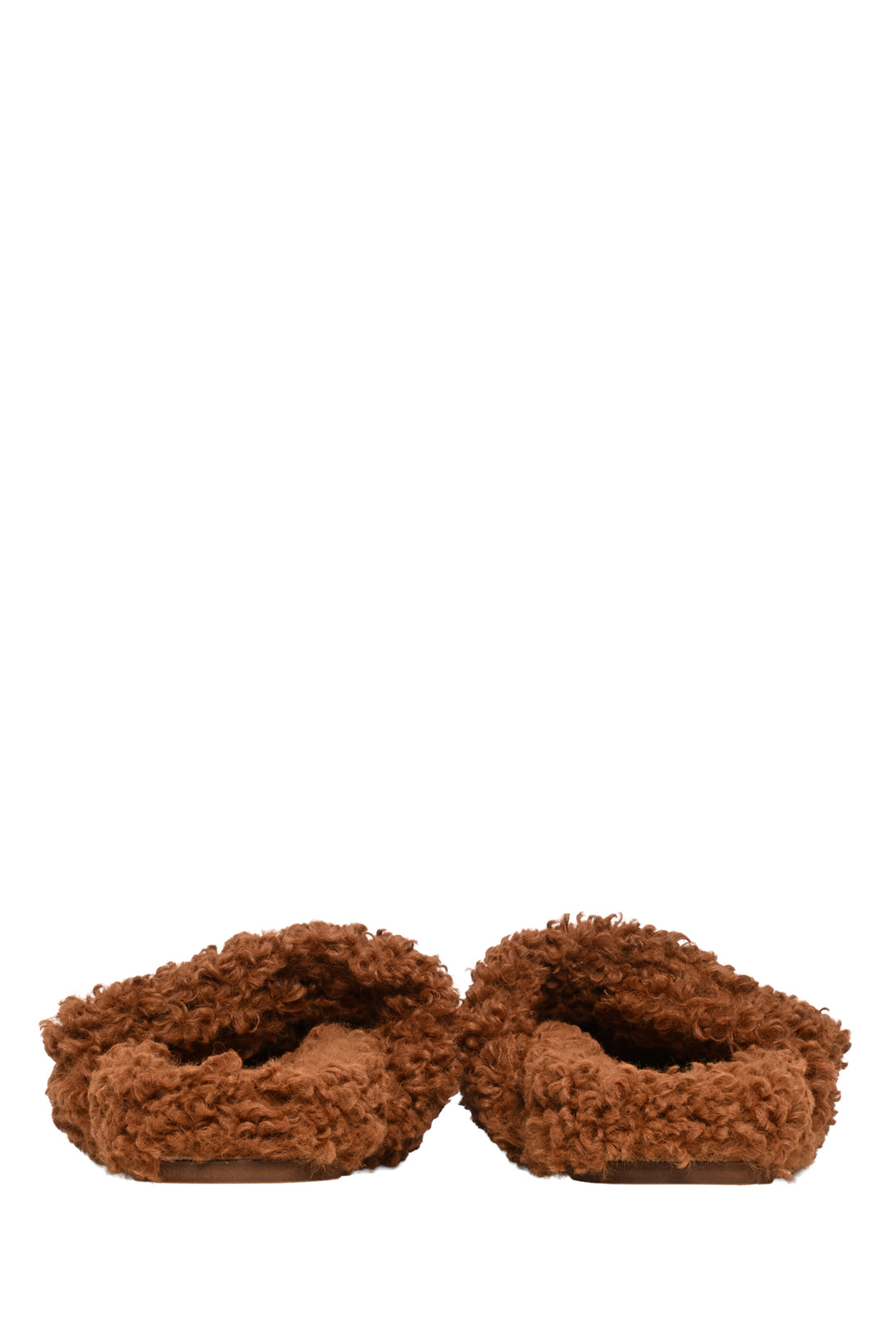 Gia Borghini Size 38.5  Gia 10 Faux Shearling Slides