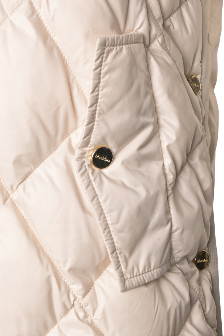 Max Mara The Cube Size 4 Hooded Quilted Midi Vest