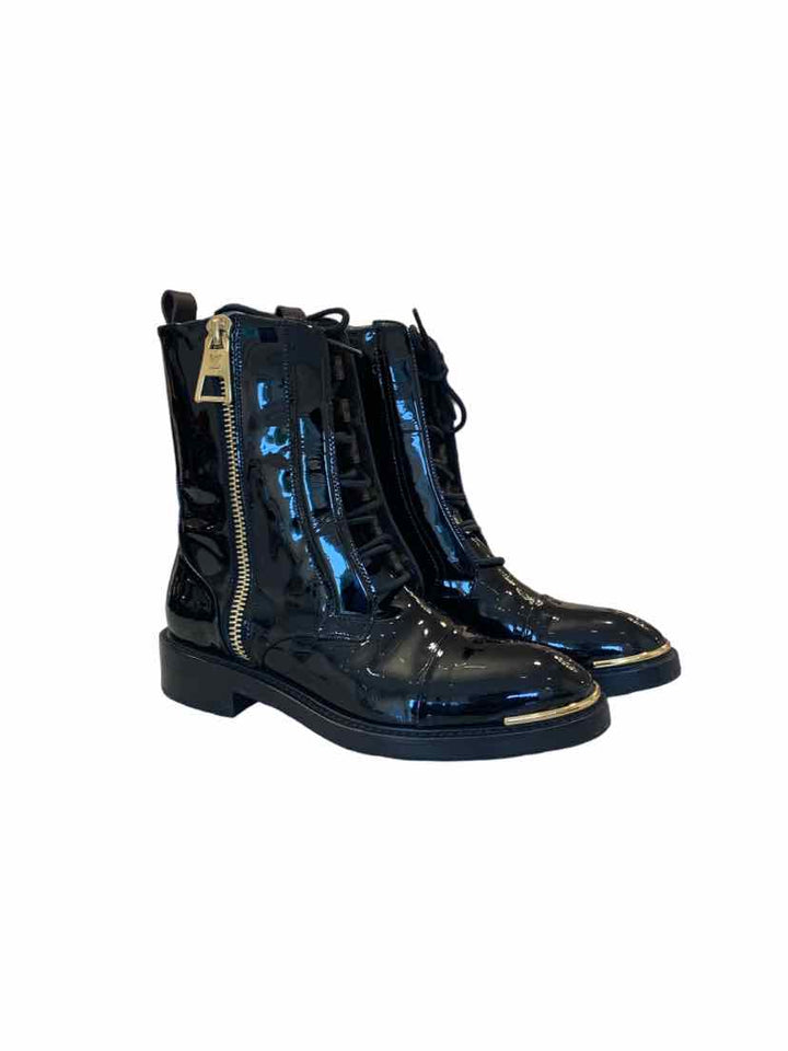 Louis Vuitton Size 36 Patent Combat Boots