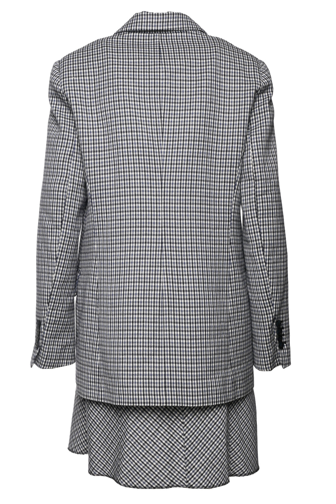 Maje Size M Plaid Blazer & Skirt Set