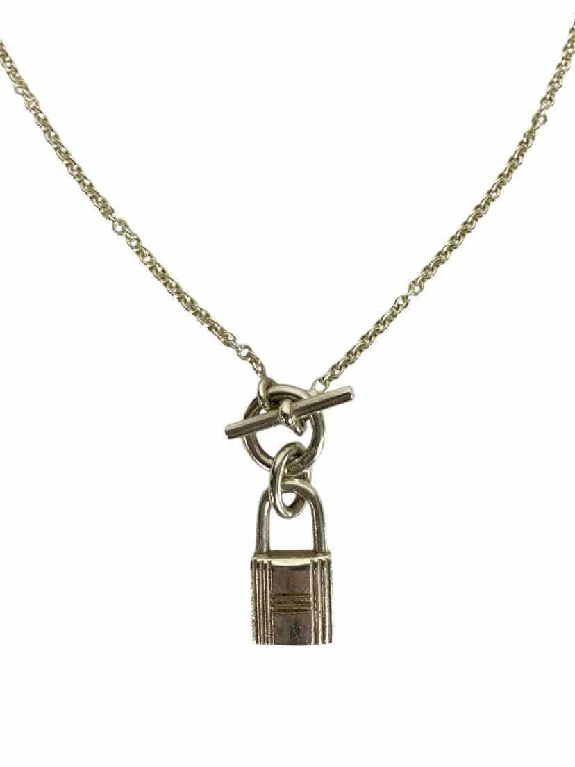 Hermes Kelly Toggle Cadenas Pendant Necklace