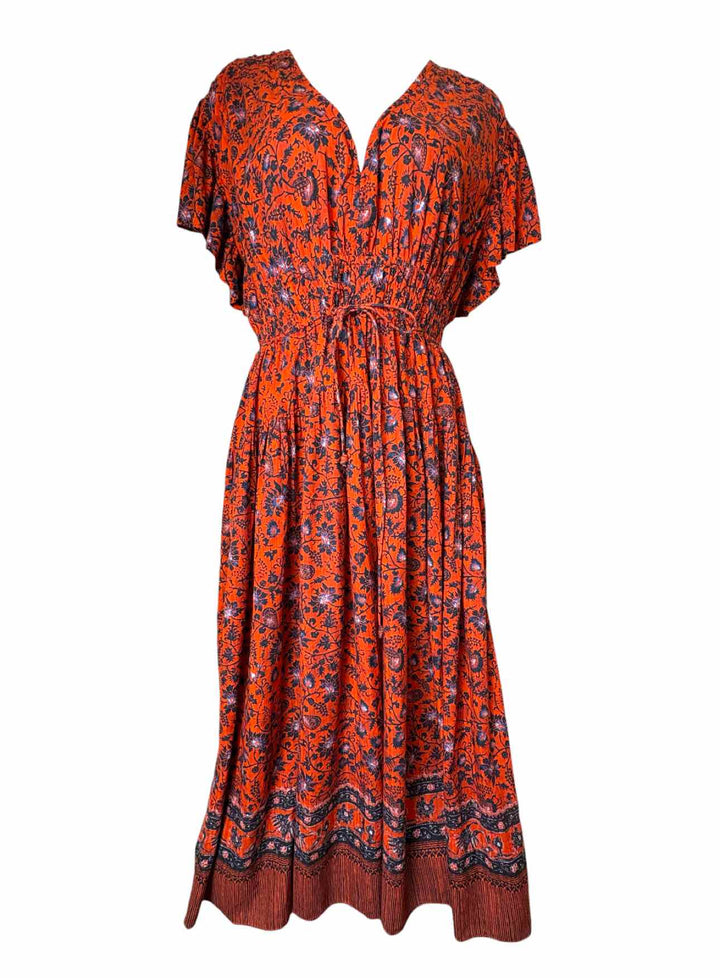 Ulla Johnson Size 14 Floral Cotton Dress