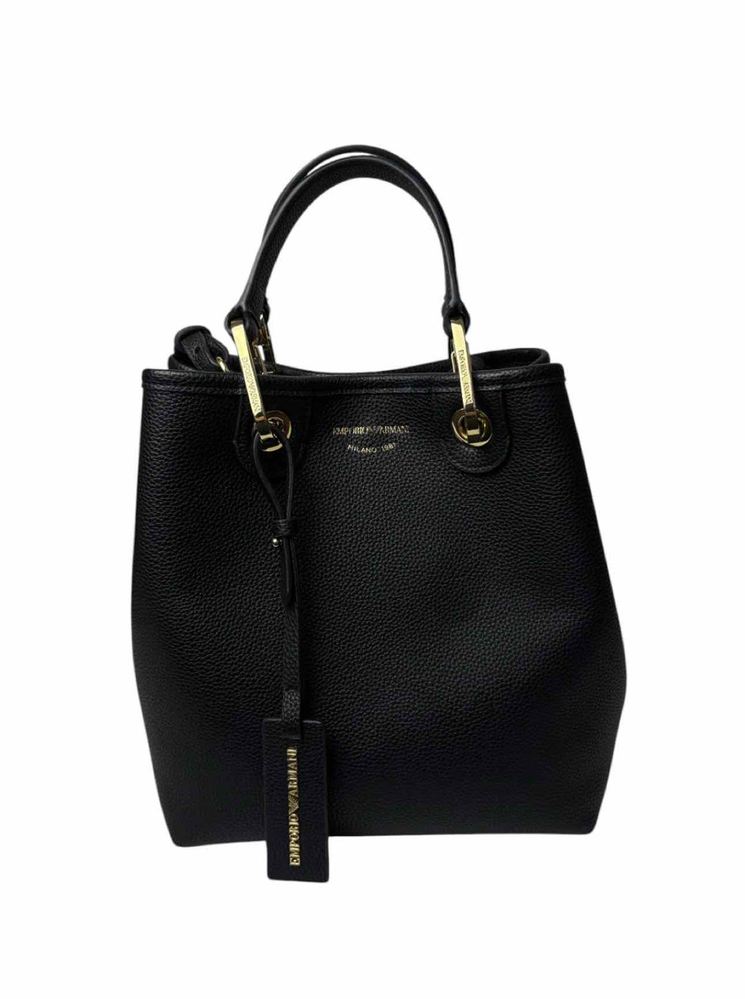 Emporio Armani Small Leather Tote Purse