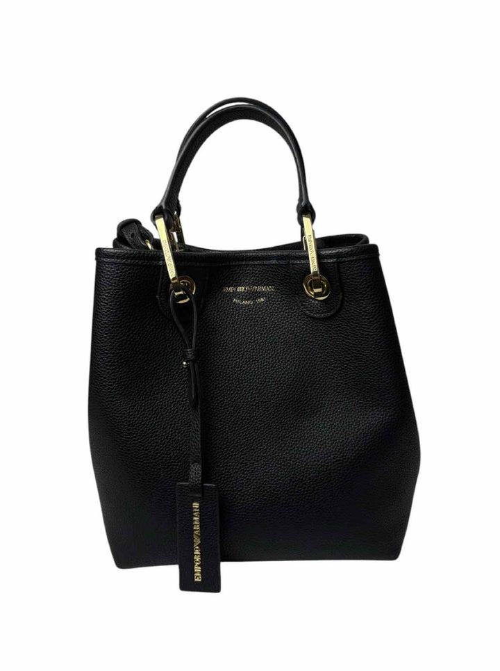 Emporio Armani Small Leather Tote Purse