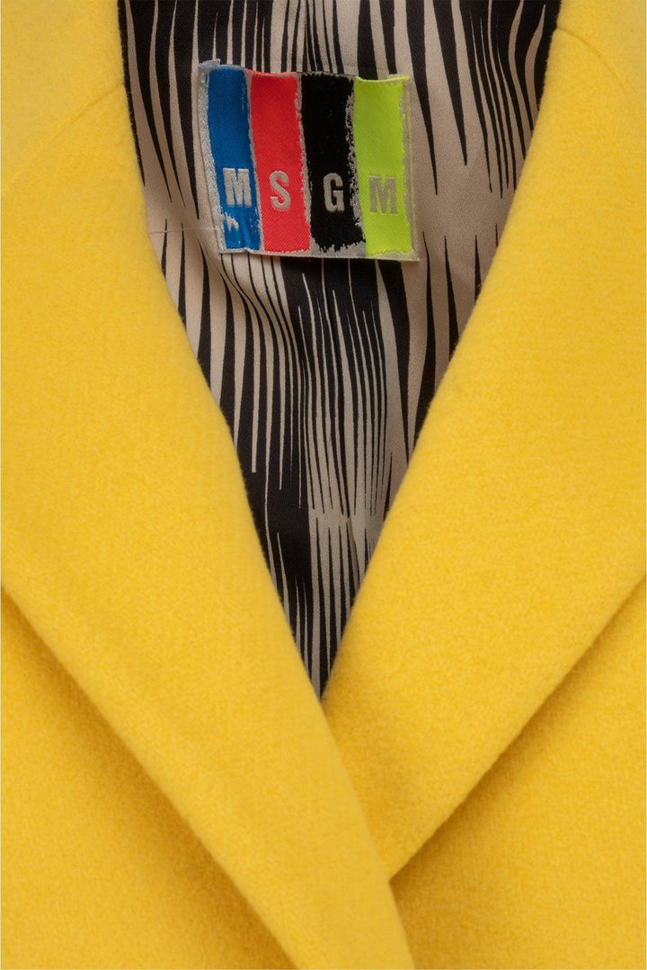 MSGM Size 42 Wool Blend Coat