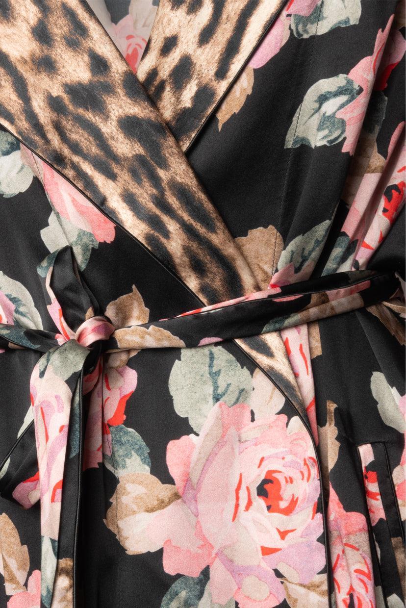 R13 Size S Silk Smoking Robe Kimono