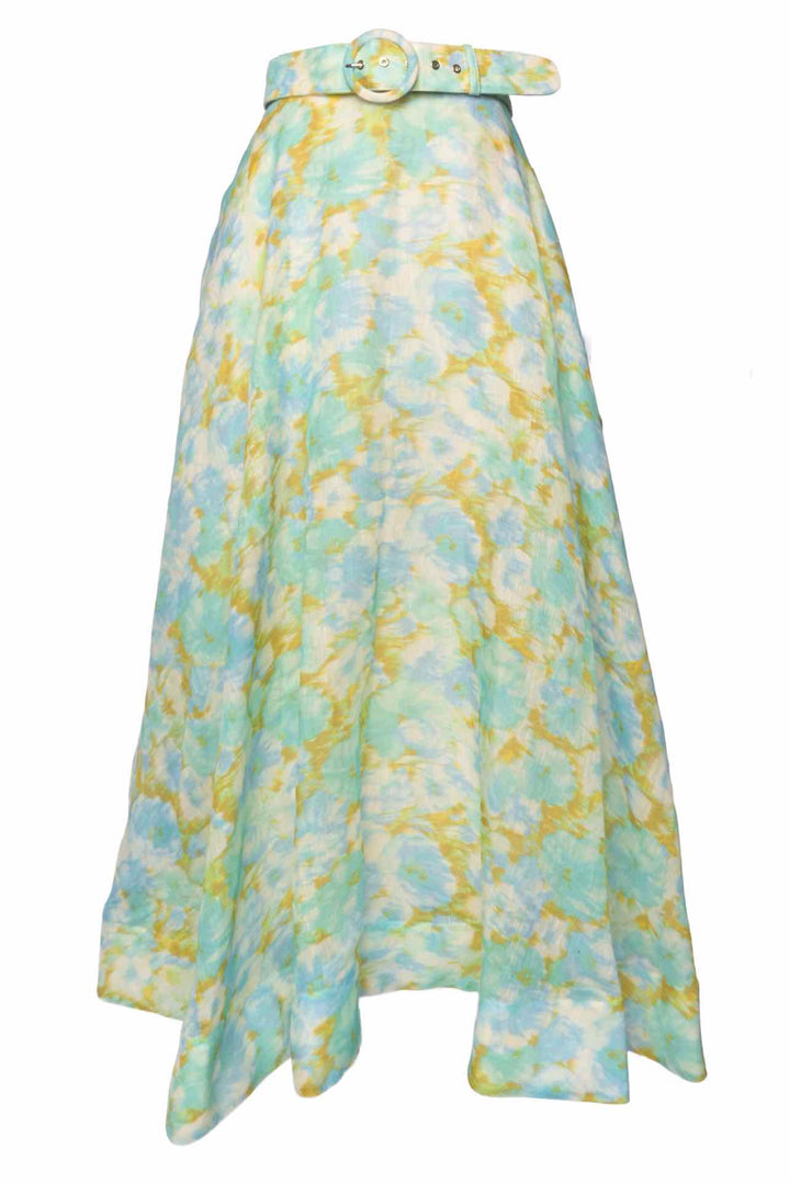 Zimmermann Size 2 High Tide Ikat Maxi Skirt