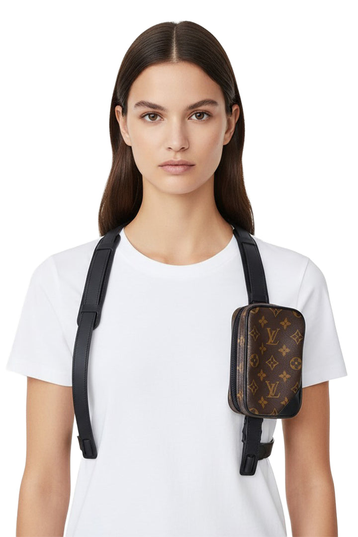 Louis Vuitton 2019 Monogram Canvas & Leather Utility Harness Crossbody Bag