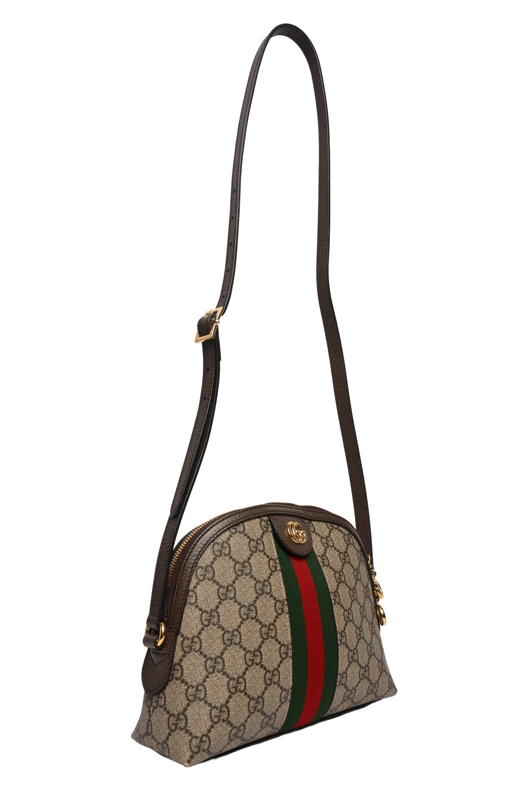 Gucci Small GG Supreme Ophidia Dome Small Crossbody