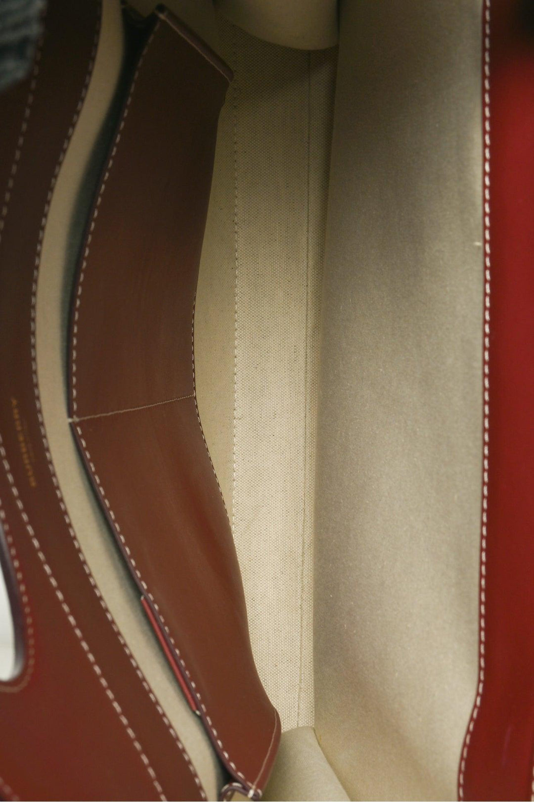 Burberry Canvas & Leather Medium Pocket Bag