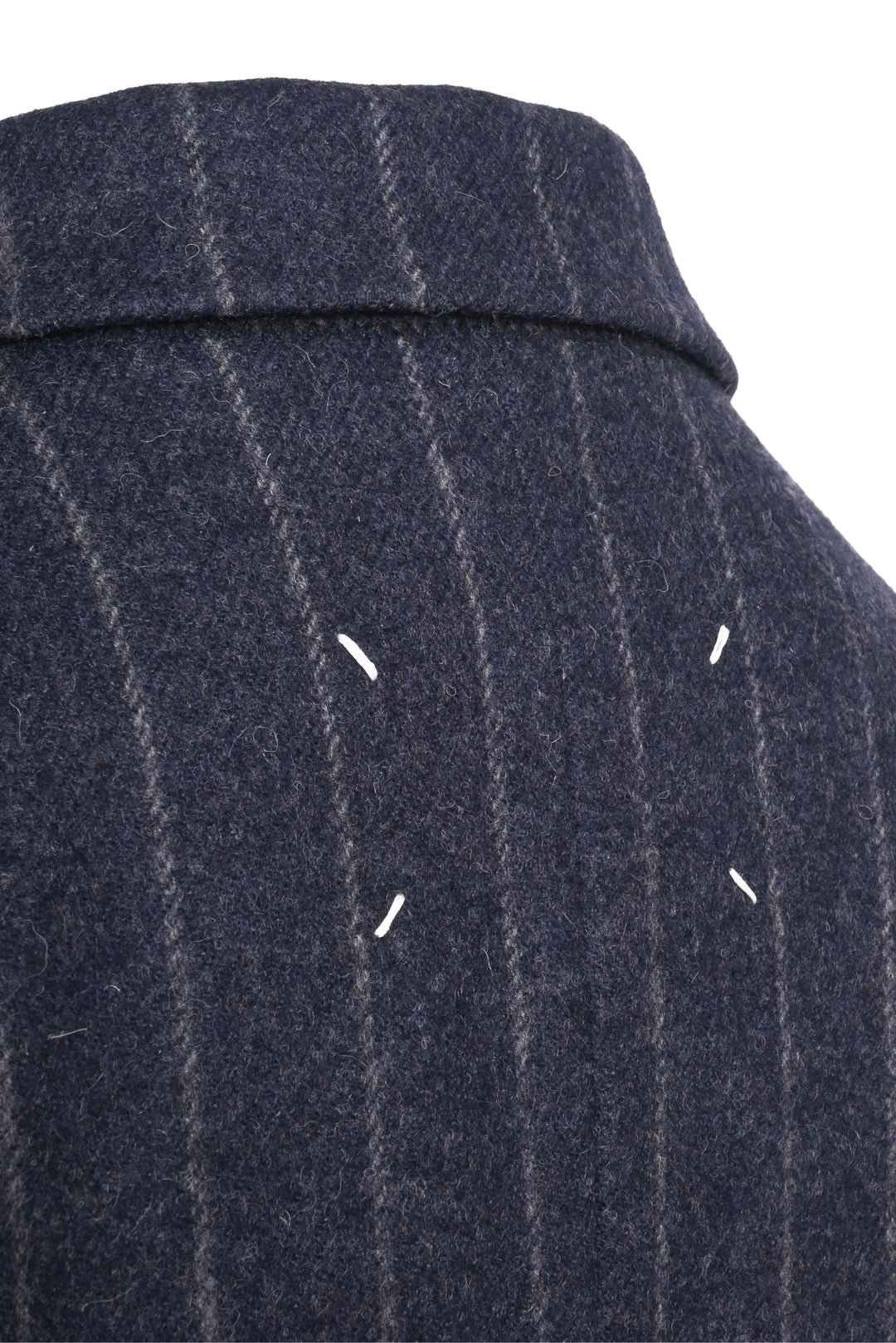 Maison Martin Margiela Size 36 Spliced Pinstripe Double Breasted Blazer