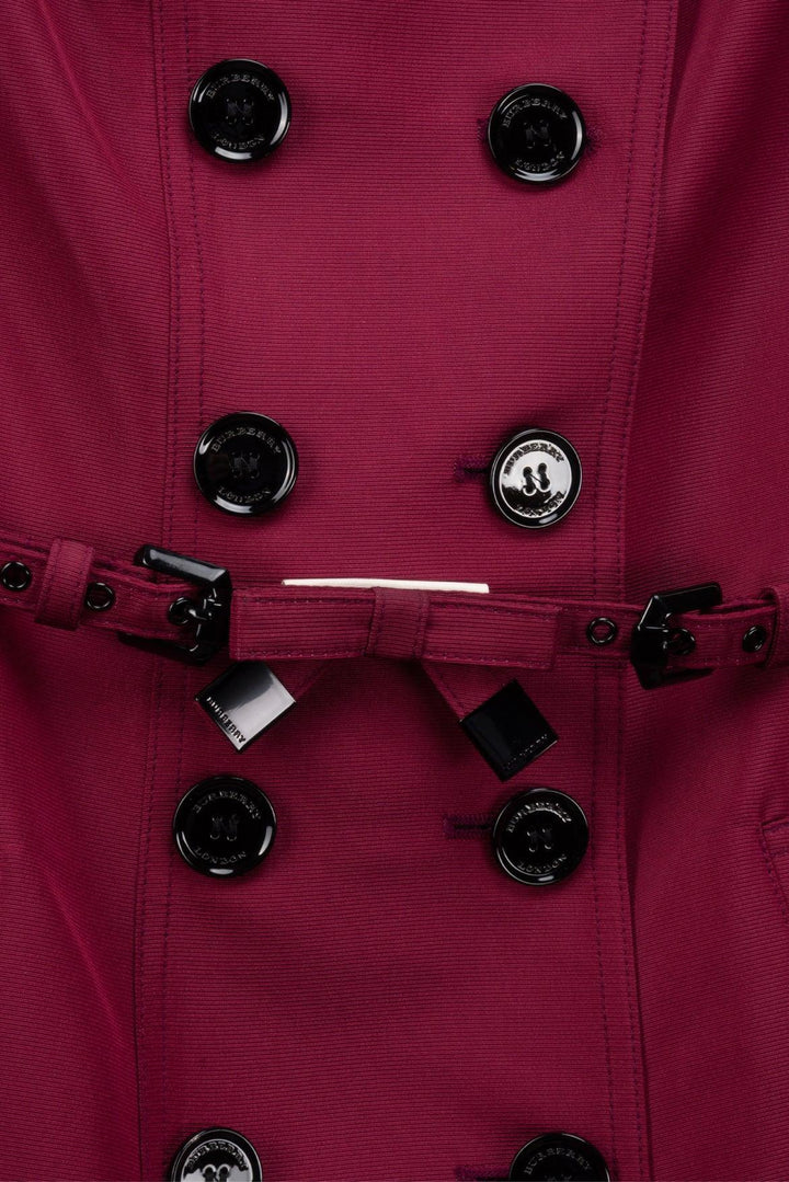 Burberry London Size 2 Double Breasted Trench Coat