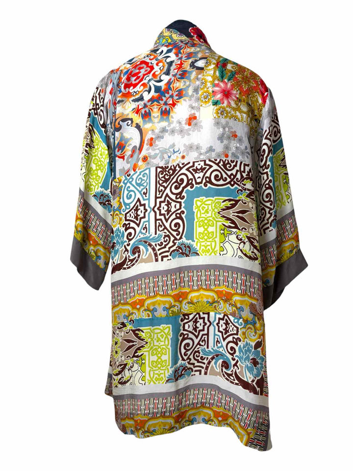 Johnny Was Embroidered Short Size M Kimono