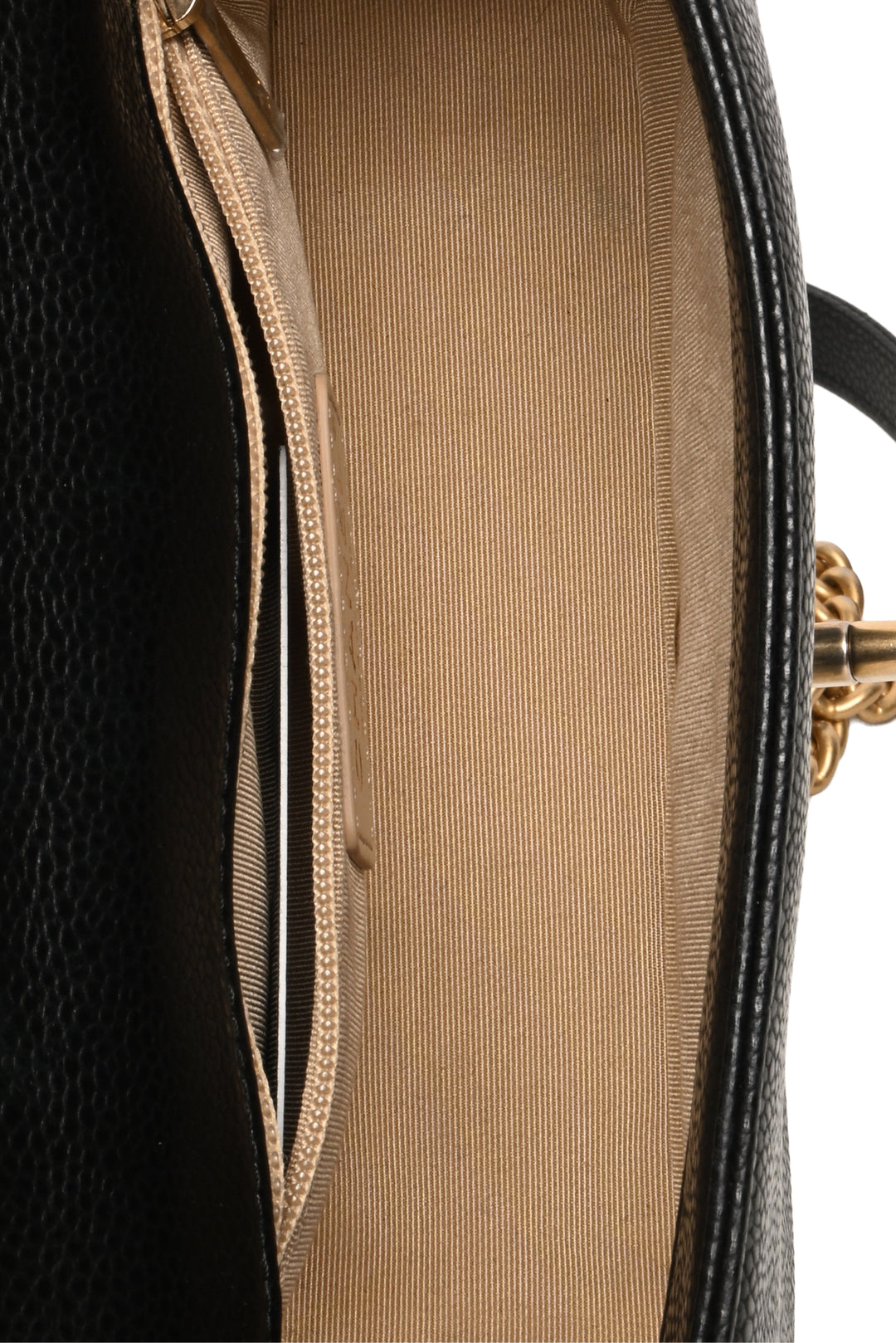 Chanel Caviar Carry Around Flap Bag