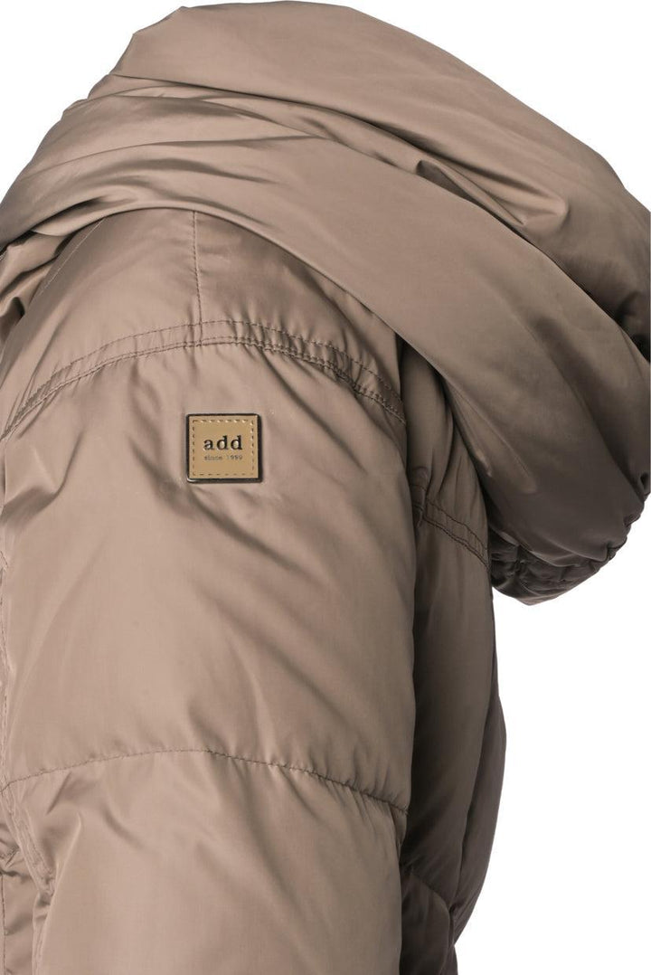 add Size 4 Pillow Collar Hooded Down Coat