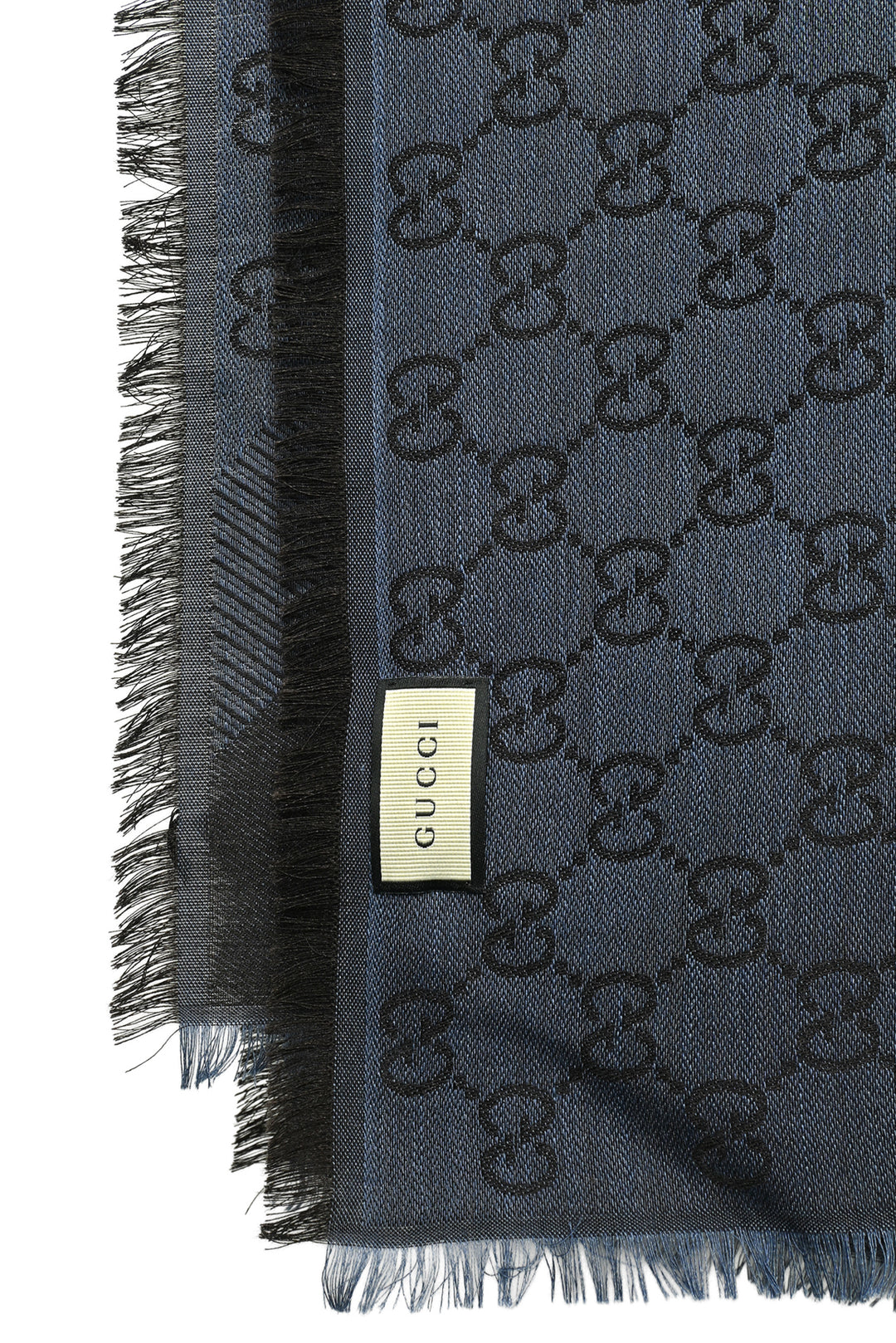 Gucci Monogram GG Wool & Silk Shawl
