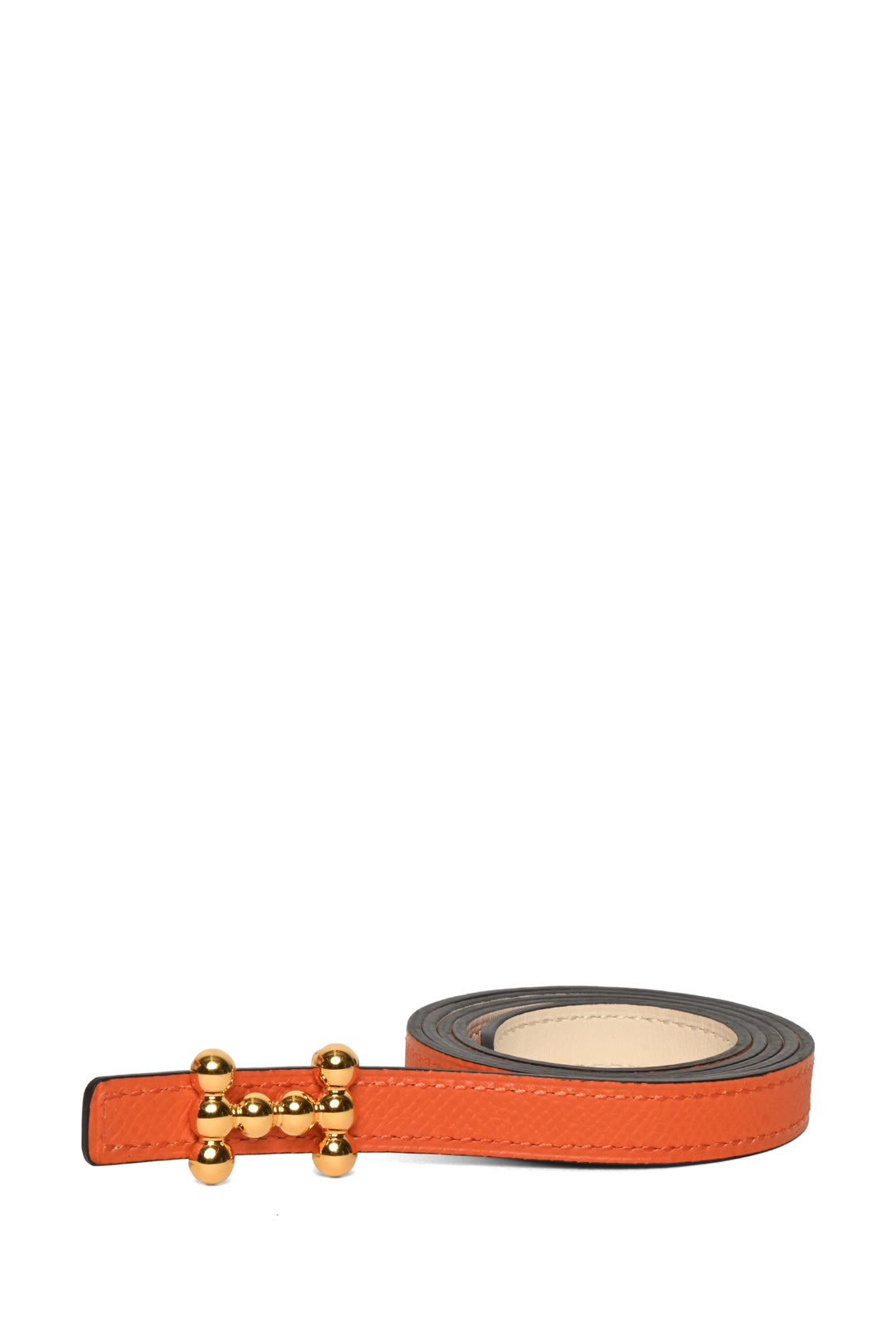 Hermes 2023 Reversible 13mm Swift & Epsom Leather Bubbles H Buckle Belt