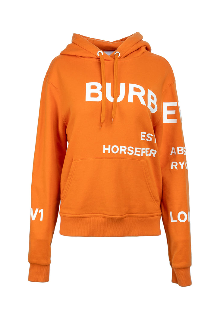 Burberry Size S Horseferry Print Cotton Hoodie Sweatshirt
